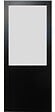 GD MENUISERIES - Porte Coulissante Athena Noir H204 x L93 cm - vignette