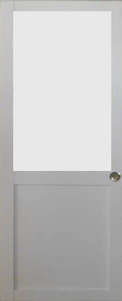 GD MENUISERIES - Porte Coulissante Athena Blanc H204 x L93 cm, Coquilles - large