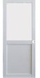 GD MENUISERIES - Porte Coulissante Athena Blanc H204 x L93 cm, Coquilles blanc - vignette