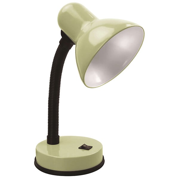 GEFOM - Lampe de bureau sans ampoule - Vert sauge - 40W - large