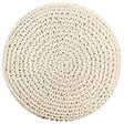 VIDAXL - vidaXL Pouf fait à la main en macramé 45x30 cm Coton - vignette