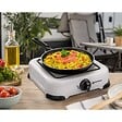 KEMPER - Réchaud gaz de camping 1 feu 1300W Blanc Grille amovible 4 Pieds KEMPER - vignette