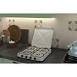 KEMPER - Plaque de Cuisson gaz 4 feux portable 4650W - Réchaud gaz butane propane couvercle grille amovibles Cuisine Extérieure KEMPER - vignette