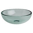 PLANETE BAIN - Vasque à poser ronde petit diamètre 31 cm en verre transparent - vignette
