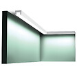 ORAC DECOR - CX190 Corniche plafond pour éclairage indirect Orac Decor - 2x3x200cm (h x p x L) - moulure décorative polymère Carton 8 pièces - vignette
