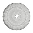 SANS - Rosace plafond 88,6 cm R036 - Polyuréthane - vignette