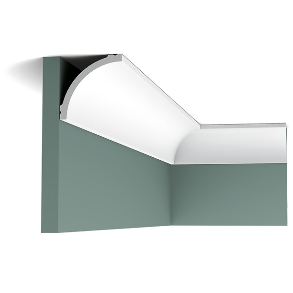 ORAC DECOR - CB524 Corniche plafond Orac Decor - 9x9x200cm (h x p x L) - polystyrène Carton complet - large