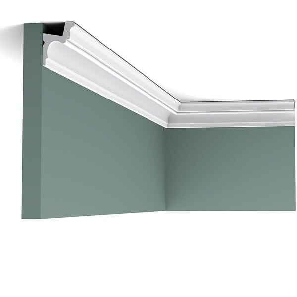 ORAC DECOR - Pack 10 mètres Corniches Plafond C323 avec colle - Orac x Cimaises-et-plus - 5.5 x 4.2 x 200cm (h x p x L) - moulure décorative polyuréthane - large