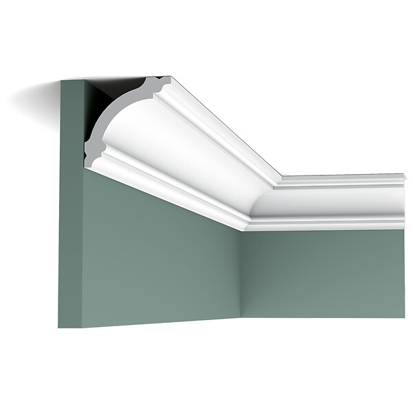 ORAC DECOR - CB511 Corniche plafond Orac Decor - 6,7x6,7x200cm (h x p x L) - moulure décorative polystyrène Carton complet - large