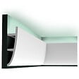 ORAC DECOR - C374 Corniche Eclairage Indirect Polyuréthane Orac Decor Luxxus Ulf Moritz - 18 x 5cm (h x p) Pack 2 pièces - vignette