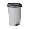 EDA PLASTIQUE - Poubelle à Pédale 45l Gris Béton / Anthracite - 10631 G.BT/G.AN - vignette