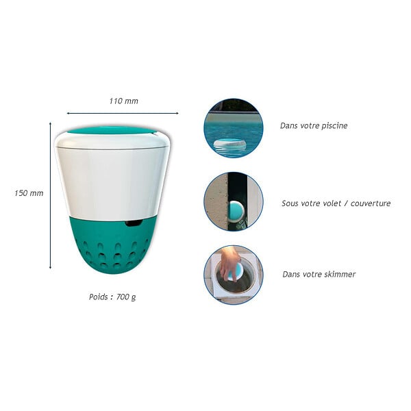 ONDILO - Analyseur D?eau Connecté Pour Piscine Au Sel + Kit De Calibration - ICO POOL V2 SEL ESSENTIAL+ - large