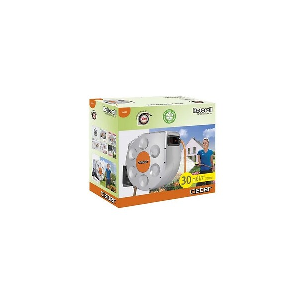 CLABER - enrouleur de tuyau automatique 30m - cla-8687 - large