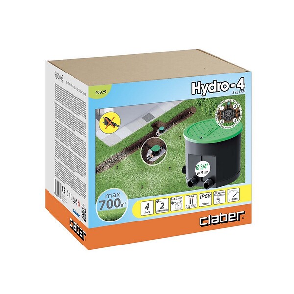 CLABER - Programmateur électrovanne 4 Voies - 90829 - large