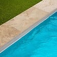 RO'MA NATURE - Margelle de piscine Travertin Beige Nuancé 61x33x3 cm Bord Droit (à l'unité) - vignette