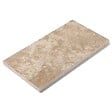 RO'MA NATURE - Margelle de piscine Travertin Beige Nuancé 61x33x3 cm Bord Droit (à l'unité) - vignette