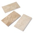 RO'MA NATURE - Margelle de piscine Travertin Beige Nuancé 61x33x3 cm Bord Droit (à l'unité) - vignette
