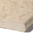 RO'MA NATURE - Margelle de piscine Travertin Beige Nuancé 61x33x3 cm Bord 1/2 Rond (à l'unité) - vignette