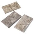 RO'MA NATURE - Margelle de piscine Travertin Gris Silver 61x33x5 cm Bord Droit (à l'unité) - vignette
