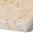 RO'MA NATURE - Margelle de piscine Travertin Beige Clair 61x33x3 cm Bord Droit (à l'unité) - vignette