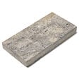 RO'MA NATURE - Margelle de piscine Travertin Gris Silver 70x35x8 cm Bord Droit (à l'unité) - vignette