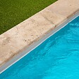 RO'MA NATURE - Margelle de piscine Travertin Beige Nuancé 61x33x5 cm Bord 1/2 Rond (à l'unité) - vignette