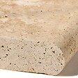 RO'MA NATURE - Margelle de piscine Travertin Beige Nuancé 61x33x5 cm Bord 1/2 Rond (à l'unité) - vignette