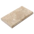 RO'MA NATURE - Margelle de piscine Travertin Beige Nuancé 61x33x5 cm Bord 1/2 Rond (à l'unité) - vignette