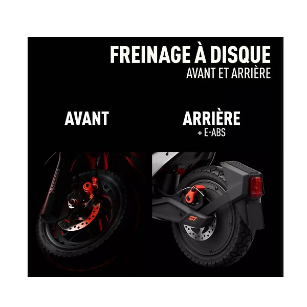 NINEBOT BY SEGWAY - trottinette électrique 1600w 25km/h noir - ZT3PRO - large