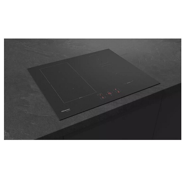 HISENSE - table de cuisson induction 60cm 4 feux 7200w noir - HI6431SRFZ - large