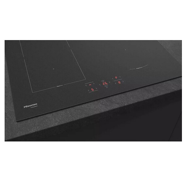 HISENSE - table de cuisson induction 60cm 4 feux 7200w noir - HI6431SRFZ - large