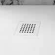 KIAMAMI VALENTINA - Receveur De Douche En Résine 70X70 Effet Pierre Blanche | Muse - vignette