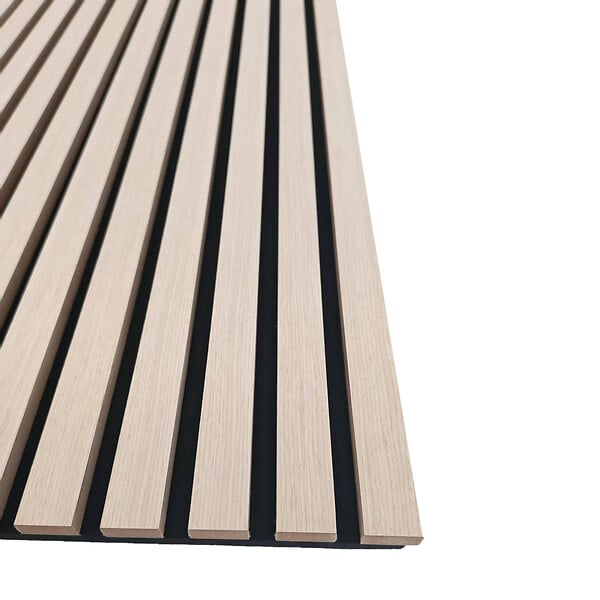 AICA SANITAIRE - Panneaux décoratifs AICA, panneaux muraux en MDF imitation bois, lot de 3, 240 x 60 cm, Teinte chêne naturel - large