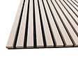 AICA SANITAIRE - Panneaux décoratifs AICA, panneaux muraux en MDF imitation bois, lot de 3, 240 x 60 cm, Teinte chêne naturel - vignette
