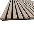 AICA SANITAIRE - Panneaux décoratifs AICA, panneaux muraux en MDF imitation bois, lot de 2, 120 x 60 cm, couleur chêne clair - vignette