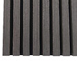 AICA SANITAIRE - Panneaux décoratifs AICA, panneaux muraux en MDF imitation bois, lot de 3, 240 x 60 cm, chêne gris - vignette
