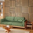 AICA SANITAIRE - Panneaux décoratifs AICA, panneaux muraux en MDF imitation bois, lot de 4, 60 x 60 cm, Teinte chêne foncé - vignette
