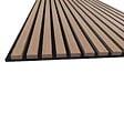 AICA SANITAIRE - Panneaux décoratifs AICA, panneaux muraux en MDF imitation bois, lot de 4, 60 x 60 cm, Teinte chêne foncé - vignette