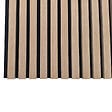 AICA SANITAIRE - Panneaux décoratifs AICA, panneaux muraux en MDF imitation bois, lot de 3, 240 x 60 cm, Teinte chêne foncé - vignette