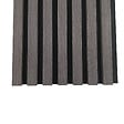 AICA SANITAIRE - Panneaux décoratifs AICA, panneaux muraux en MDF imitation bois, lot de 3, 260 x 30 cm, chêne gris - vignette
