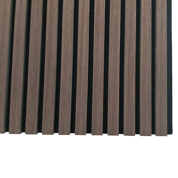 AICA SANITAIRE - Panneaux décoratifs AICA, panneaux muraux en MDF imitation bois, lot de 3, 240 x 60 cm, Teinte chêne noyer - large