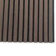 AICA SANITAIRE - Panneaux décoratifs AICA, panneaux muraux en MDF imitation bois, lot de 3, 240 x 60 cm, Teinte chêne noyer - vignette