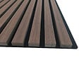 AICA SANITAIRE - Panneaux décoratifs AICA, panneaux muraux en MDF imitation bois, lot de 3, 240 x 60 cm, Teinte chêne noyer - vignette