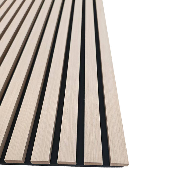 AICA SANITAIRE - Panneaux décoratifs AICA, panneaux muraux en MDF imitation bois, lot de 2, 240 x 60 cm, Teinte chêne naturel - large