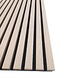 AICA SANITAIRE - Panneaux décoratifs AICA, panneaux muraux en MDF imitation bois, lot de 2, 240 x 60 cm, Teinte chêne naturel - vignette