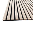 AICA SANITAIRE - Panneaux décoratifs AICA, panneaux muraux en MDF imitation bois, lot de 2, 240 x 60 cm, Teinte chêne naturel - vignette