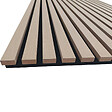 AICA SANITAIRE - Panneaux décoratifs AICA, panneaux muraux en MDF imitation bois, lot de 2, 240 x 60 cm, couleur chêne clair - vignette