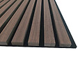 AICA SANITAIRE - Panneaux décoratifs AICA, panneaux muraux en MDF imitation bois, lot de 2, 120 x 60 cm, Teinte chêne noyer - vignette