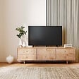 AICA SANITAIRE - Panneaux décoratifs AICA, panneaux muraux en MDF imitation bois, lot de 3, 260 x 30 cm, couleur chêne clair - vignette