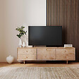 AICA SANITAIRE - Panneaux décoratifs AICA, panneaux muraux en MDF imitation bois, lot de 2, 260 x 30 cm, Teinte chêne noyer - vignette
